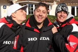 Le team HDI de Potisek, Pichon et Soubeyras - Crédit photo : La Rdaction / Mediacross