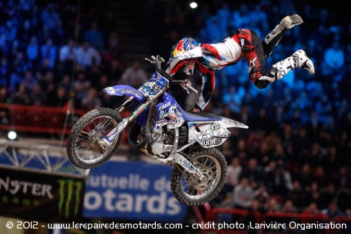 Tom Pagès a assuré le spectacle en Freestyle - Crédit photo : La Rdaction / Larivière Organisation
