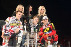 Le podium du Supercross de Bercy - Crédit photo : La Rdaction / Larivière Organisation