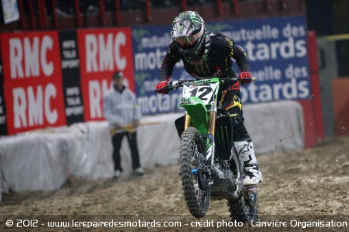Supercross de Bercy : Weimer sacré King of Bercy 2012 - Crédit photo : La Rdaction / Larivière Organisation