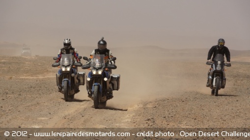 Reconnaissances de l'Open Desert Challenge : Le désert et les dunes