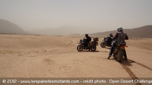 Reconnaissances de l'Open Desert Challenge : Le désert et les dunes