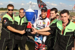 Paulin et Van Horebeek avec Kawasaki Racing Team en 2013