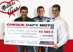Plus de 10 000€ récoltés par Dafy pour les Moteurs du Coeur