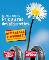 Yamaha rembourse la différence sur les pneus Bridgestone