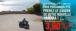 Promos Yamaha : offre de financement à 3,90% sans apport