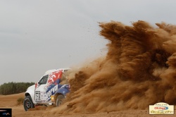 Le pick-up Toyota du polonais Ruta - Crédit photo : NPO