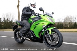 Rappel des Kawasaki Ninja 250R, ER-6 et Versys 650 2012