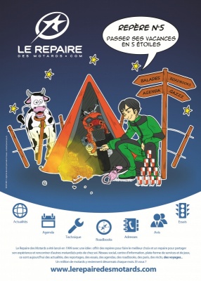 Saga publicitaire Le Repaire des Motards - Repère 5