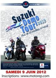 Suzuki Demo Tour du 9 juin au 14 octobre