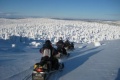 Roulage stage pilotage motos glace Laponie Suédoise