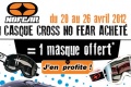 Shop Moto Expert 1 masque offert achat casque cross Nofear 26 avril