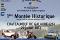 Montée historique à Châteauneuf Galaure