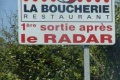 Nouveaux panneaux prvenir radars