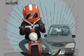 signe pied motards histoire