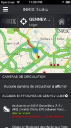 Application iPhone INRIX Traffic 5.0