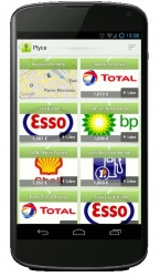 Application prix des carburants par Plyce