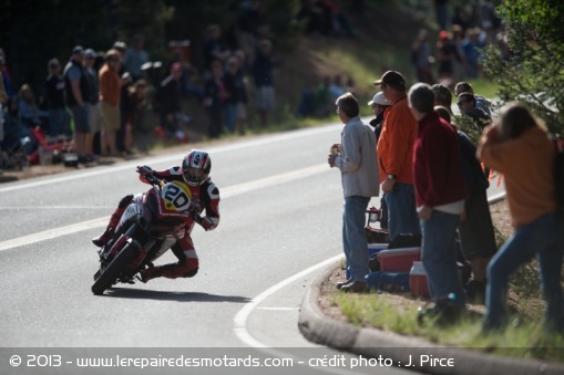 Bruno Langlois sur Ducati Multistrada 1200 à la Pikes Peak 2013