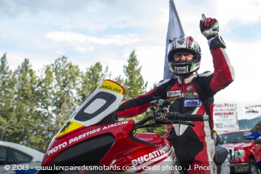 Bruno Langlois au départ de Pikes Peak 2013