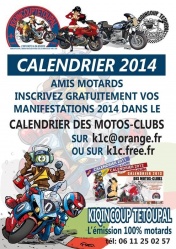 Calendrier des Moto-clubs du Nord 2014