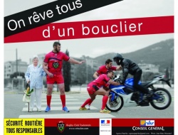 Campagne sécurité routière Rugby Club Toulonnais