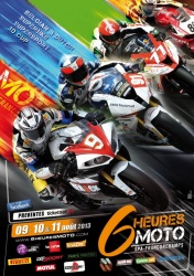 6 heures moto de Spa : affiche de l'événement
