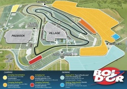 Plan du 77ème Bol d'Or à Magny-Cours