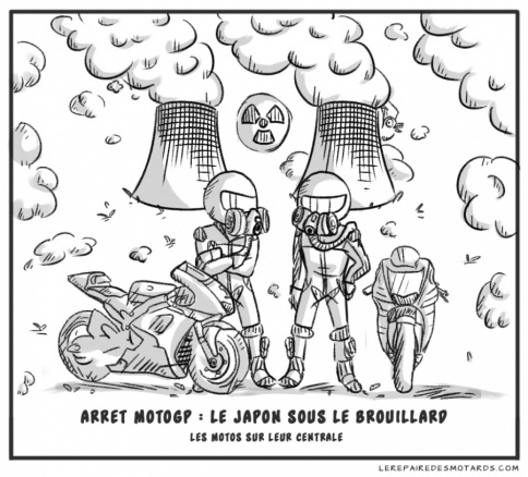 Arrêt du MotoGP au Japon