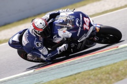 Randy de Puniet sur l'ART du team Aspar - Crédit photo : David Reygondeau