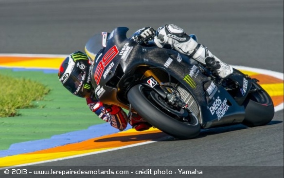 Lorenzo se concentre sur le développement de la M1 2014 - Photo : Yamaha