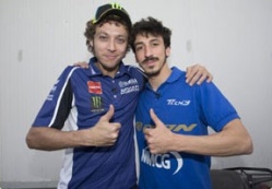 La rencontre Rossi et Rossi avant le GP de France