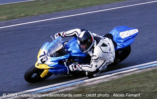 Romain Maitre sur son GSX-R 1000