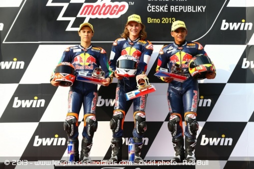 Red Bull MotoGP Rookies Cup Brno - podium