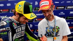 Une rencontre avec Valentino Rossi à Misano