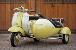 Un side-car Lambretta aux enchères à Monaco