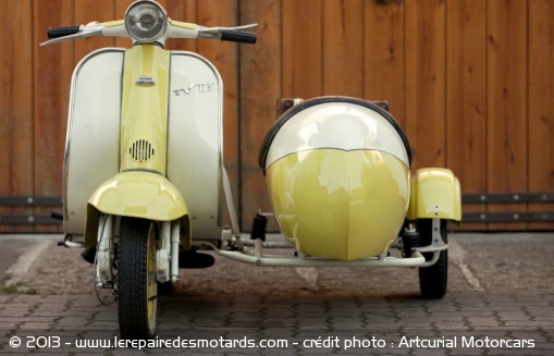 Un side-car Lambretta aux enchères à Monaco
