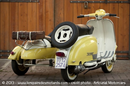 Un side-car Lambretta aux enchères à Monaco