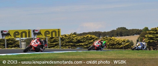 WSBK : victoire Guintoli et Laverty à Phillip Island