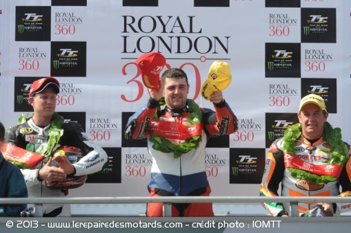 Tourist Trophy : Podium Royal London 360 Michael Dunlop