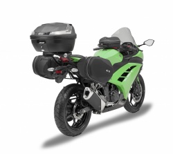 Bagagerie complète GIVI pour la Kawazaki Ninja 300