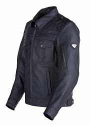 Blouson cuir Triumph Patrol côté