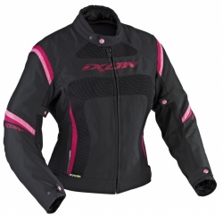 Blousons textile Ixon Celesta HP coloris noir rose