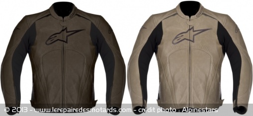 Blousons en cuir Alpinestars Avant