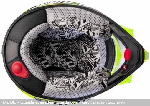 Casque intégral cross Scorpion VX-20 Air Geo