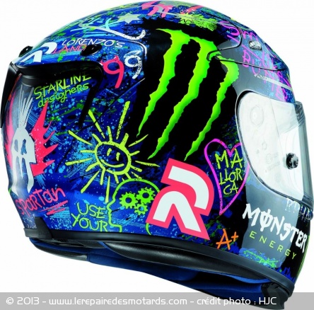 Casque intégral HJC R-Pha 10 Plus Lorenzo Graffiti Replica