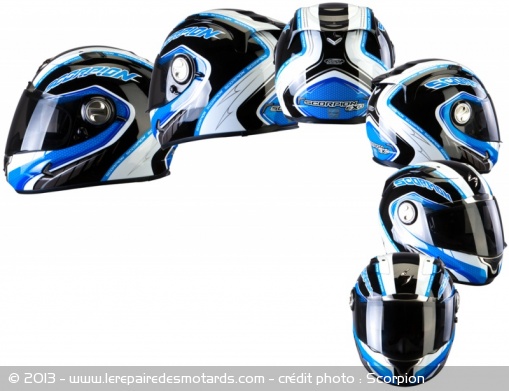 Casque intégral Scorpion Exo-1000 Air Pipeline