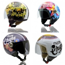 Casque jet ADN Motor Chupa Chups