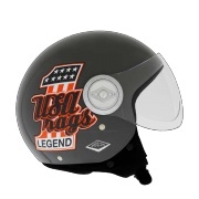 Casque jet Edguard USA Rags