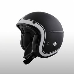 Casque jet Harisson Corsair seul noir