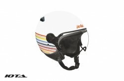 Casque jet Iota DP04 coloris rayures